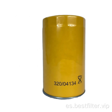 Elemento de filtro de aceite 320/04133 32004134 para camión